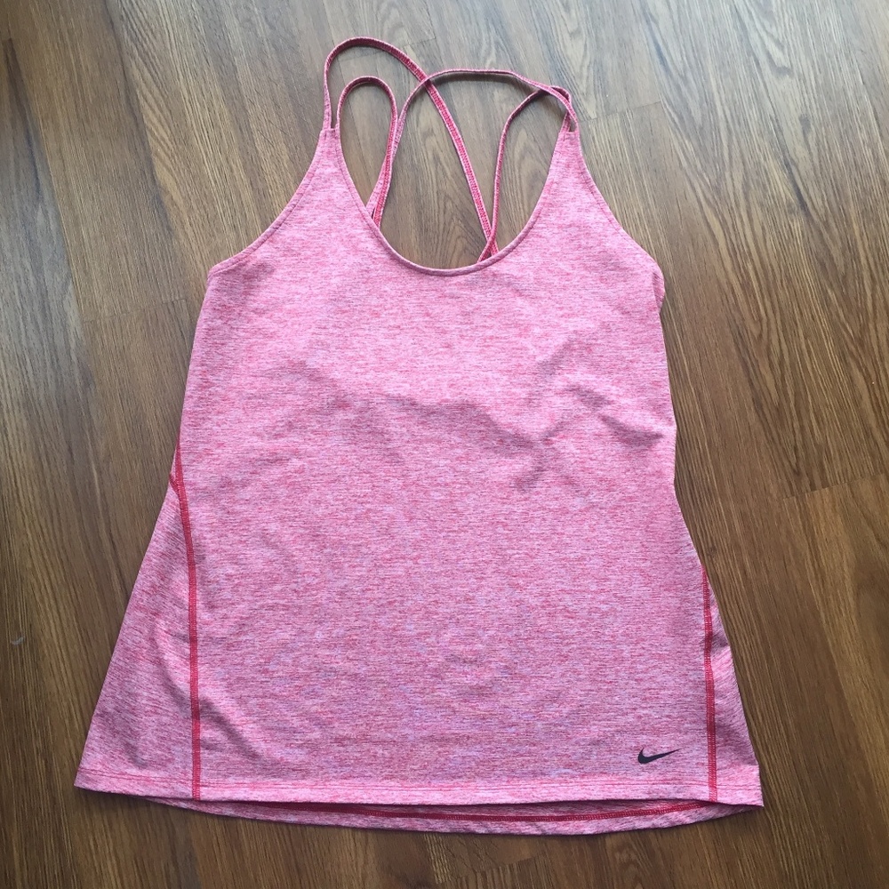 Nike Exercise Yoga Sphagetti Racerback Tank